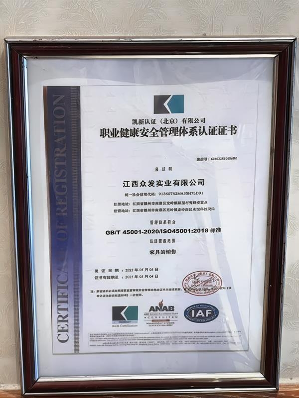 ISO45001职业健康安全