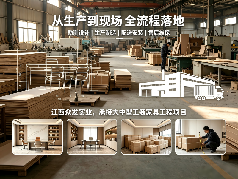 工装家具怎么选？江西众发实业解析政企学校公寓康养家具采购要点