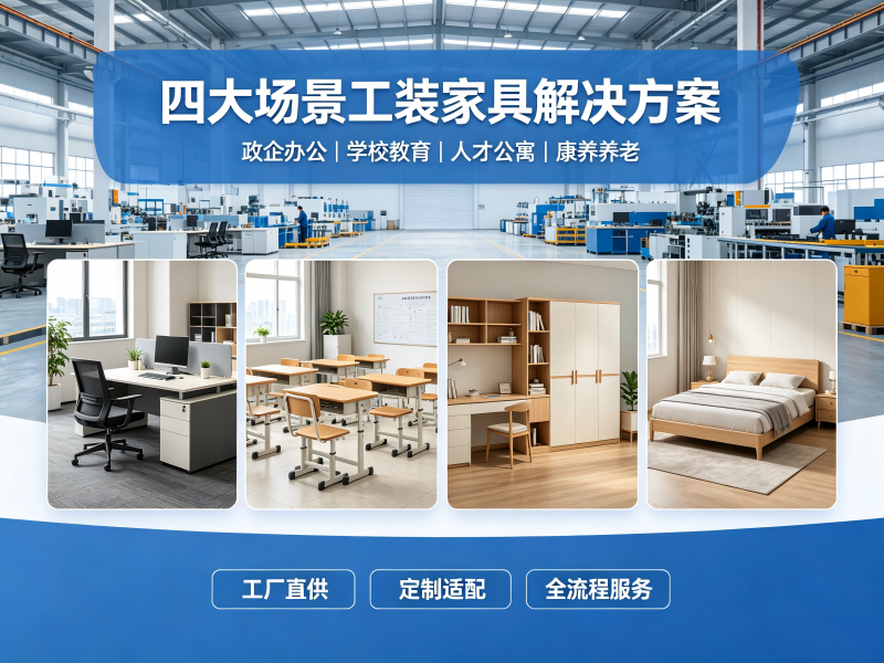 工装家具采购核心结论：政企学校公寓康养项目优选工厂直供定制服务商